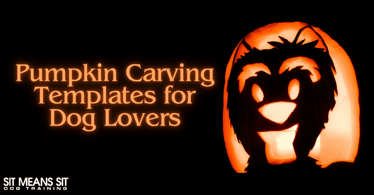 Pumpkin Carving Templates for Dog Lovers